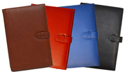 Black, Blue, Red, British Tan Leather Journal Covers